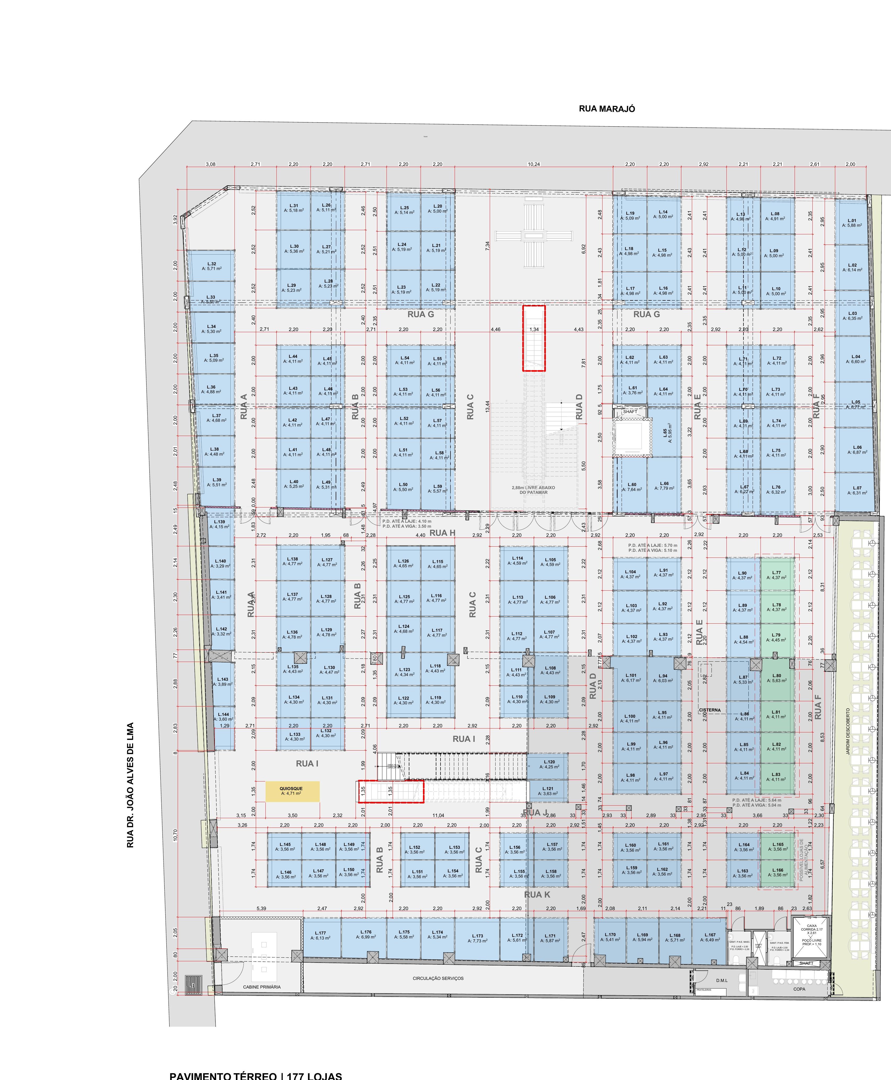 Planta de layout - Térreo